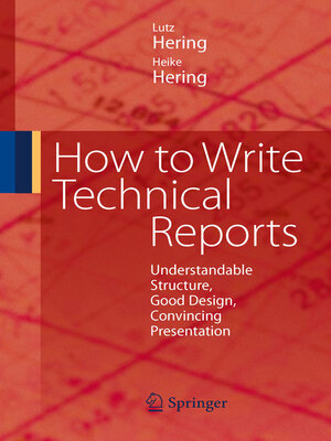 cover image of How to Write Technical Reports